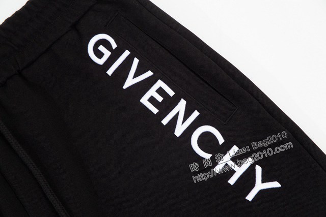 Givenchy專櫃紀梵希專門店2023FW新款刺繡衛褲 男女同款 tzy2881